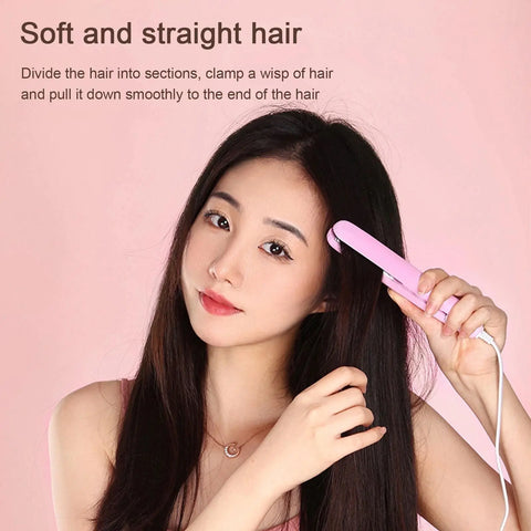 Mini Portable Hair Iron Hair Straightener Curler Professional Hair Irons Ceramic