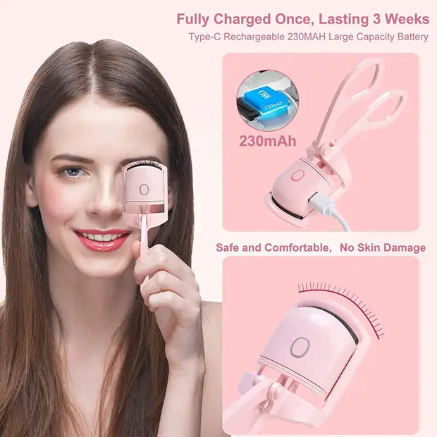 Portable Heated Eyelashes Curler