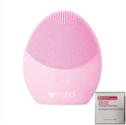 Ultrasonic Silicone Facial Cleansing Brush - Electric Skin Care Device