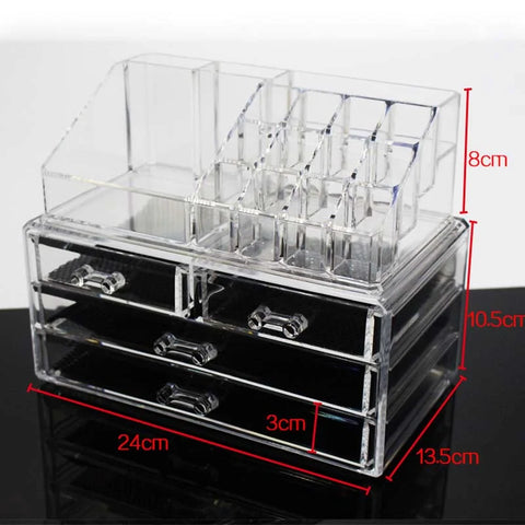 Acrylic Transparent Makeup Organizer