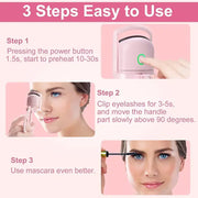 Portable Heated Eyelashes Curler