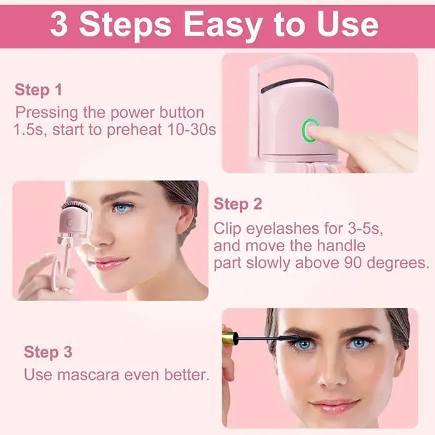 Portable Heated Eyelashes Curler