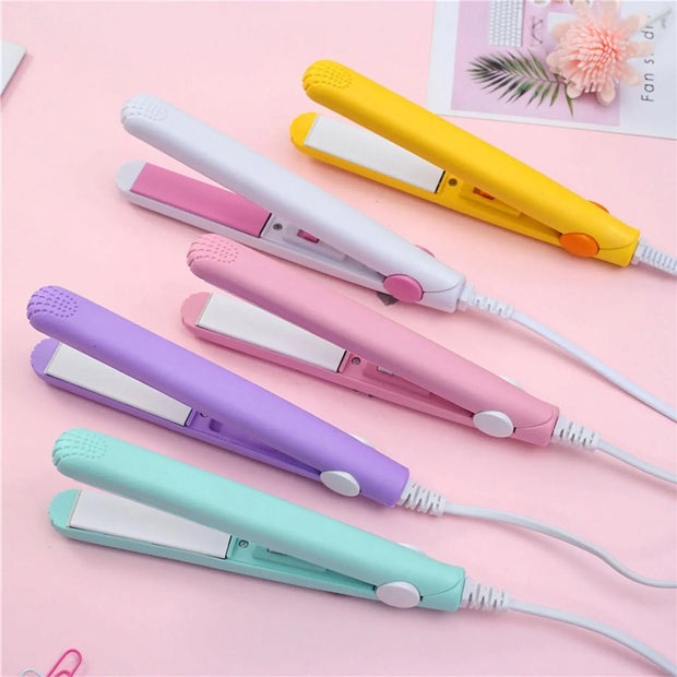 Mini Portable Hair Iron Hair Straightener Curler Professional Hair Irons Ceramic